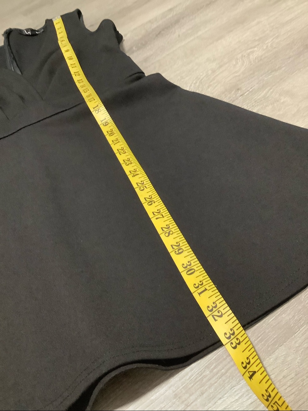 Lulus black v neck skater dress - Picture 7 of 7